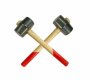 2 x Gummihammer, Kopfdurchmesser 55 mm, 250 g