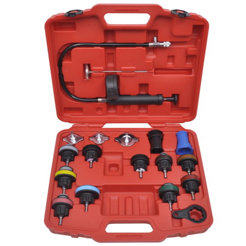 Kühlsytsem-Drucktester, 18-tlg.