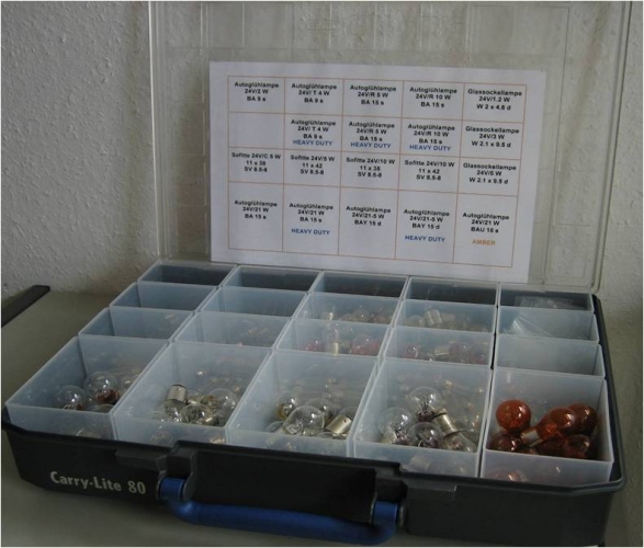 24V Autoglühlampenbox 190-tlg.