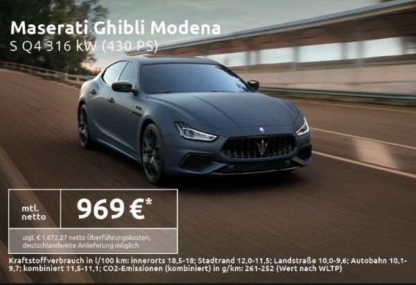 Maserati Ghibli Modena S Q4