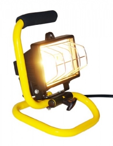 Werkstattstrahler 150W mit Kabel + Gestell